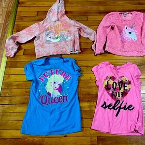 Girls t shirts and sweatshirts